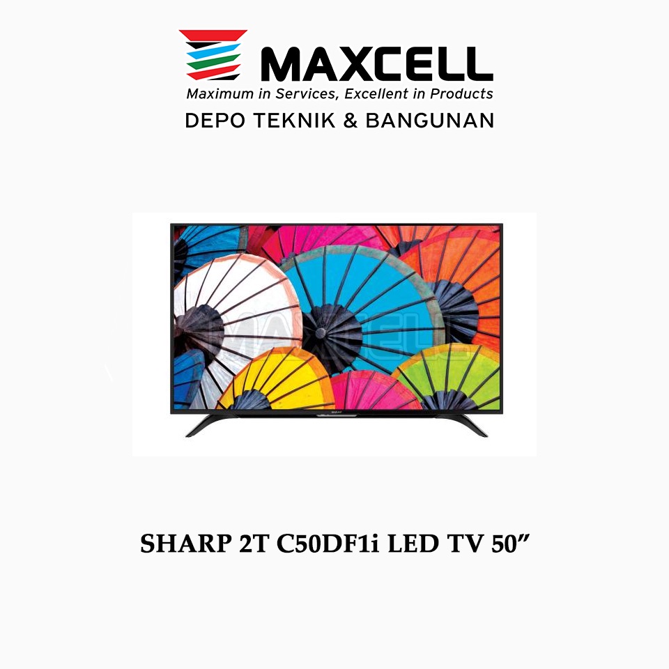 Jual SHARP 2T C50DF1i LED TV 50 inch Shopee Indonesia