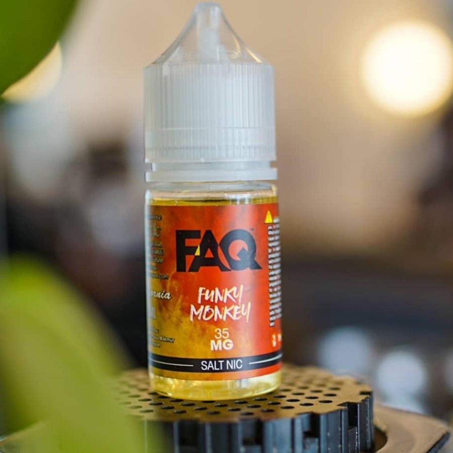 NEW LIQUID FAQ FUNKY MONKEY SALTNIC 35MG 30ML BY EJM