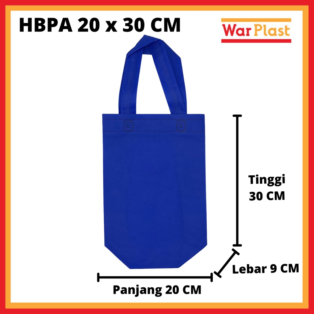 Tas Spunbond Box 35x40 cm Goodie Bag Alas Kotak tas belanja tas souvenir promosi ultah tas kain polos
