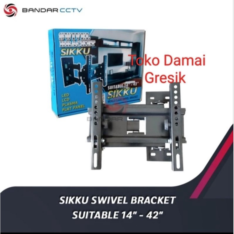 Bracket TV Swing SIKKU 14” - 42”