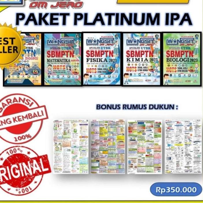 TERLARIS BRANDS FESTIVAL WANGSIT PLATINUM IPA | SPOILER SNBT | Paket Buku Wangsit Om Jero SNBT 2023 