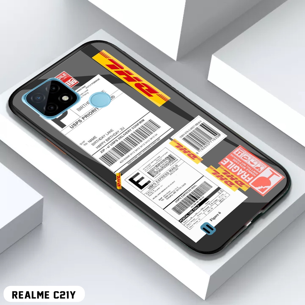 [COD]Promo Case Realme C21Y Casing Hp Motif DHL Aesthetic Gambar Custom Desain Kekinian Aesthetic Ke