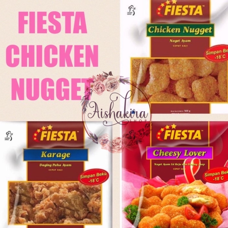 Fiesta Nugget ayam | Fiesta Karage ayam 500gr