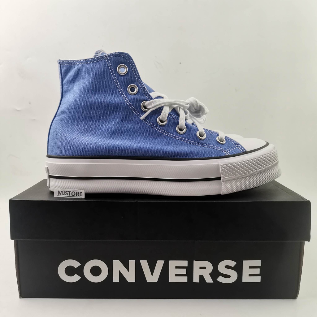 Sepatu Converse CTas Lift Canvas Women's Sneakers - Olive Map
