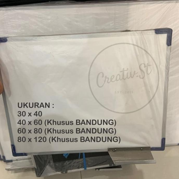 

Papan Tulis / White Board & Black Board 2 in 1 30 x 40 cm HOT SALE