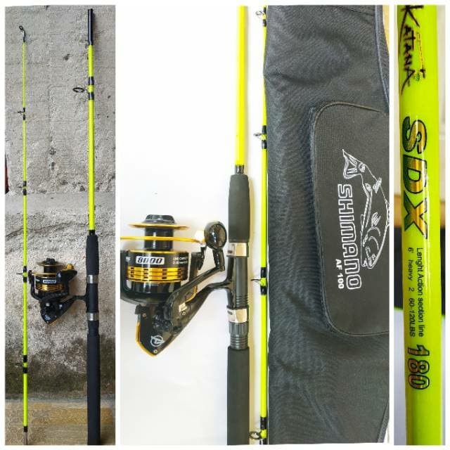 Pancing Set Pancing Khusus Laut Maguro Avengers 8000 Kekuatan 30-120Kg