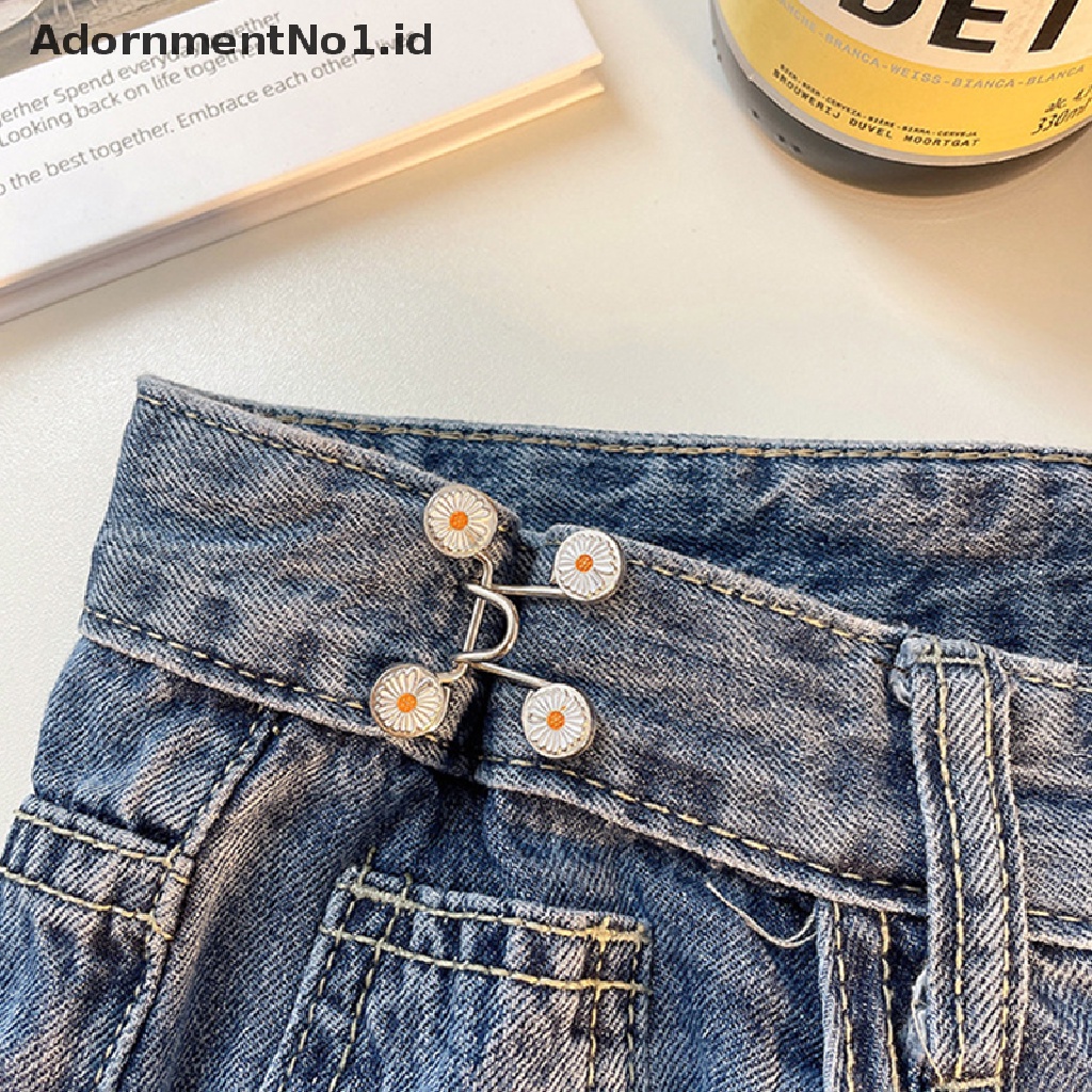 [AdornmentNo1] Mengencangkan Pinggang Artefak Pin Aksesoris Bebas Paku Bros Jeans Mantel Celana Pinggang Penyesuaian Pin Dilepas Tombol Tetap Universal [ID]