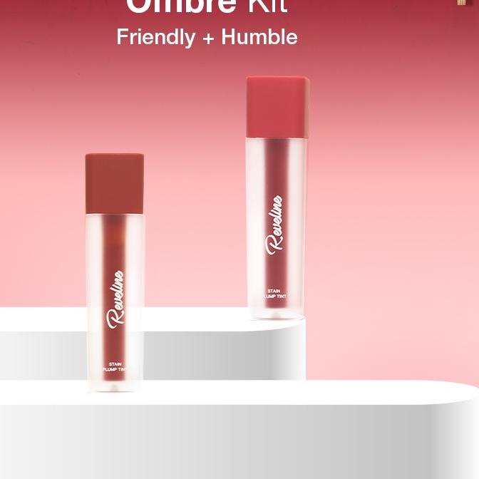 ◘ REVELINE Purefect Ombre (Plump Tint  Humble + Friendly) ➥