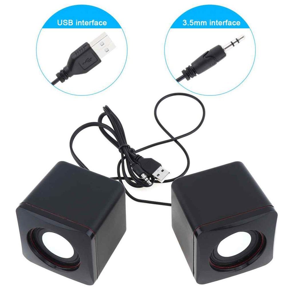 Speaker Salon Multimedia Model 101Z For Komputer Laptop Notebook Pc Hp Mini Aktif Kabel USB Stereo