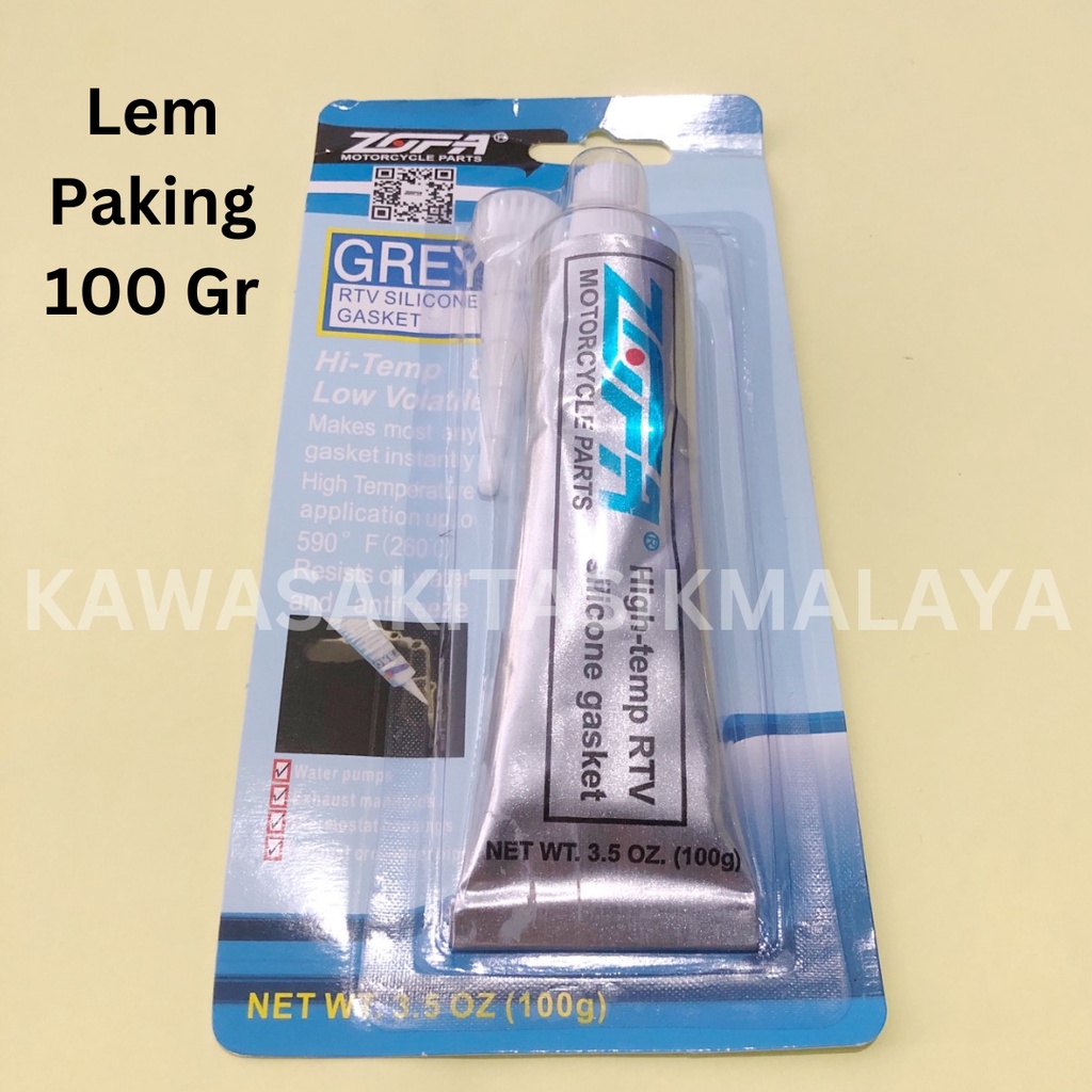 

Lem Paking Warna Abu Zofa 100 Gram