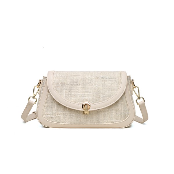 HANA Zeava Sling Tweed Bag M3507 - Beige