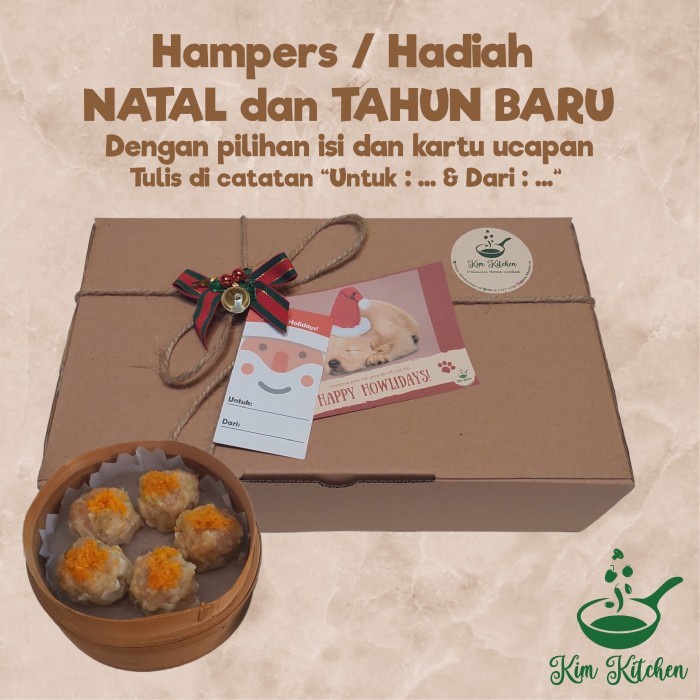 

Hampers Parcel Natal Siomay Dimsum Ayam Udang Untuk Natal & Tahun Baru