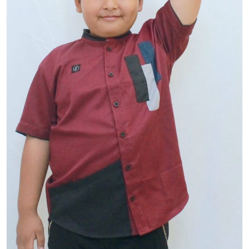 Koko anak remaja/anak laki laki tanggung dengan design yang fashion ,terbuat dari bahan Toyobo premium  di jamin Original dan bisa COD