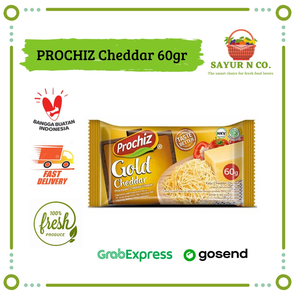 

PROCHIZ Gold Keju Cheddar 60gr | Sayur N Co Bekasi