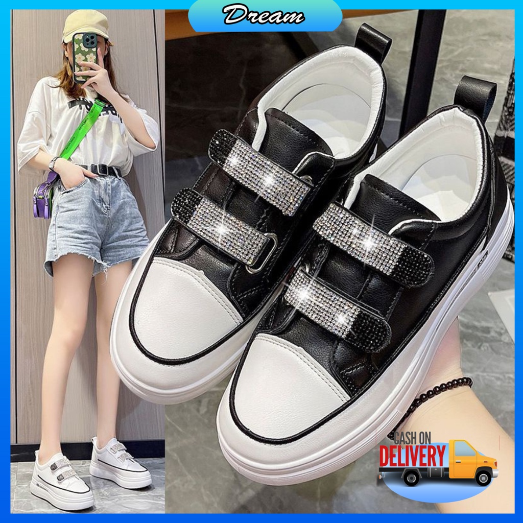 [DREAM] 245 Sepatu Sneakers Wanita Terbaru Sepatu Casual Sport Shoes Karet Fashion Korea