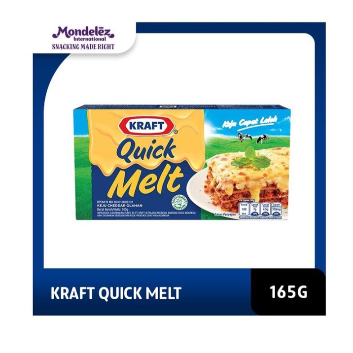 

kraft keju quick melt box 165g