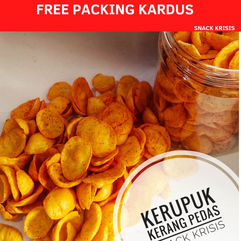 

Kerupuk kerang pedas balado 200 gram