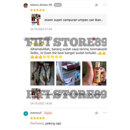 essen ikan import pemikat segala jenis ikan 60ML original