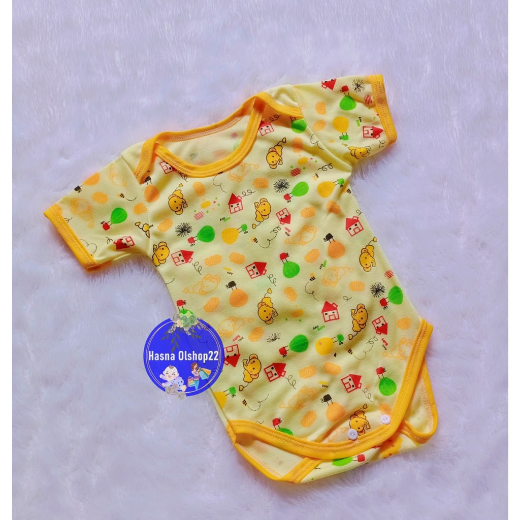 Jumper Pendek Bayi Karakter / Baju Bayi Jumper Ana Baby / Jumsuit Bayi / Romper Pendek Bayi