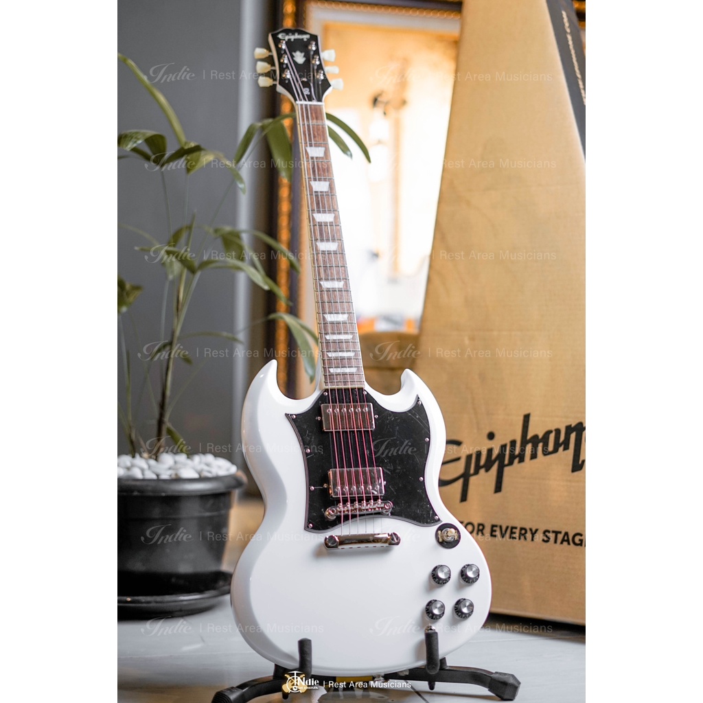 Gitar Elektrik Epiphone SG Standard Alpine White l Original Product
