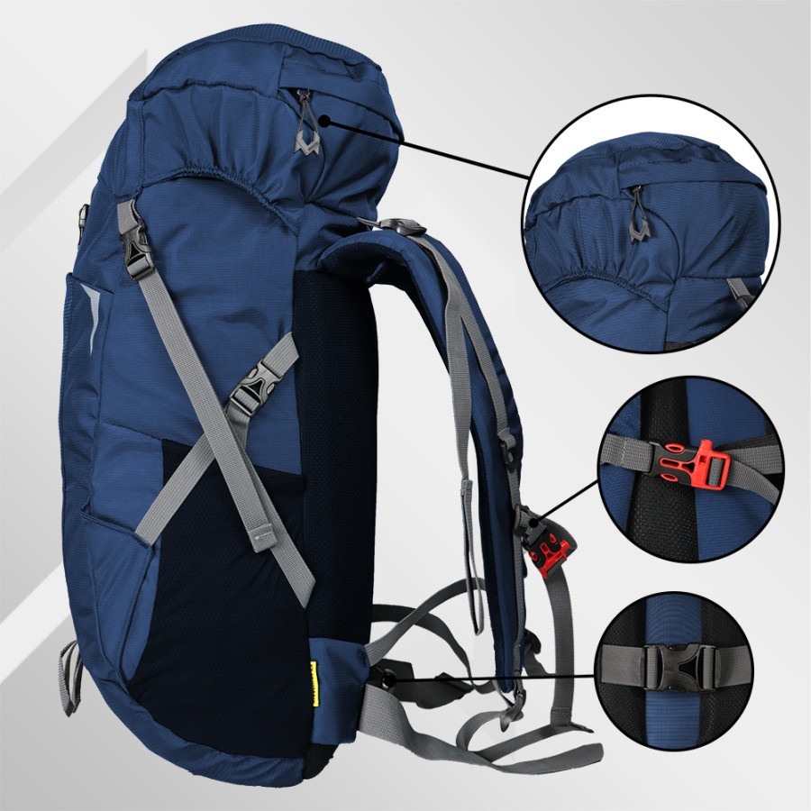 Hikemore Emeral Tas Ransel Gunung Semi Carrier 30 Liter Outdoor Original