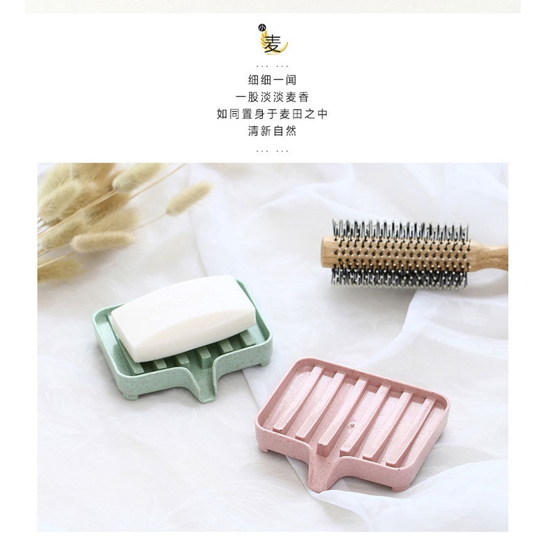 Wadah Rak Sabun Kamar Mandi Wastafel Portable 2 Lapis model carrot wortel dengan pentup Container Soap Drain Box - Gray Pink White Air mengalir drain biru hijau