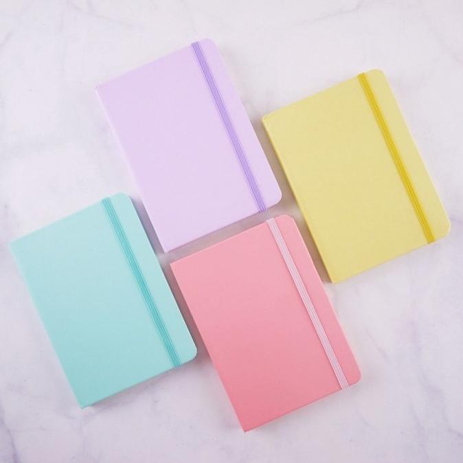 

Macaron Buku Catatan Planner Agenda Notebook Pastel Hardcover A5