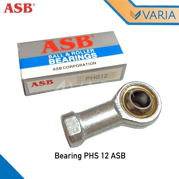 Bearing PHS 12 ASB Diameter As 12 mm Laher Rod Ends Drat Kanan