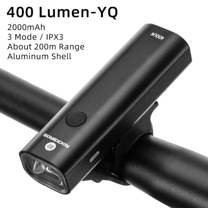 Lampu Sepeda USB Rechargeable 2000mAh 400 Lumens Seli Road Bike MTB bagus-murah99
