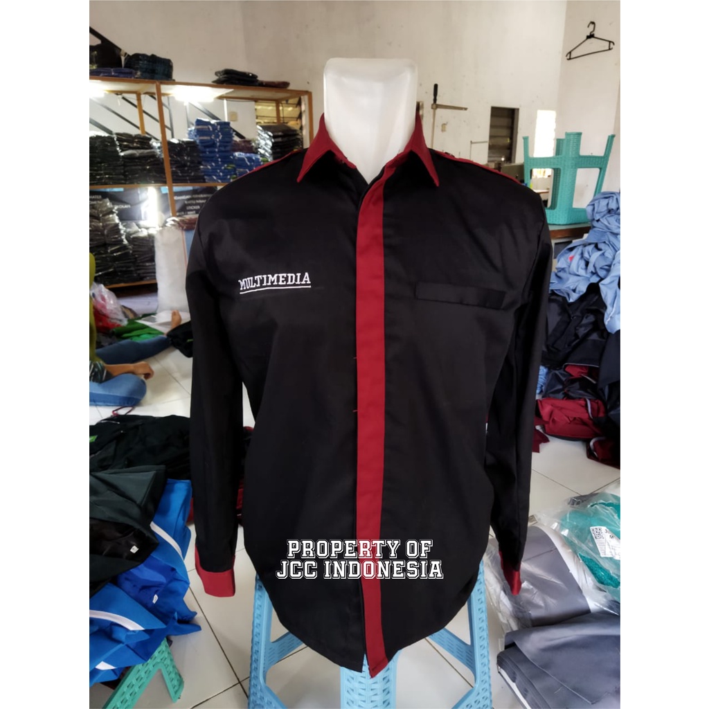 Baju Seragam SMK PDH Wearpack Sekolah Custom Bordir Murah Berkualitas