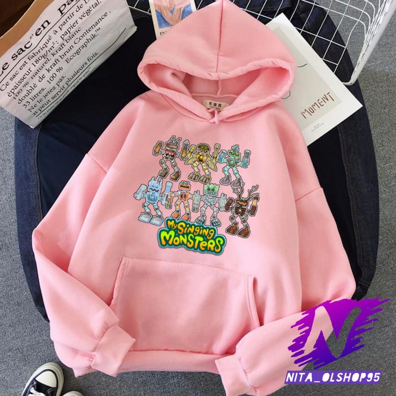 sweater hoodie anak mysing monsters terlaris