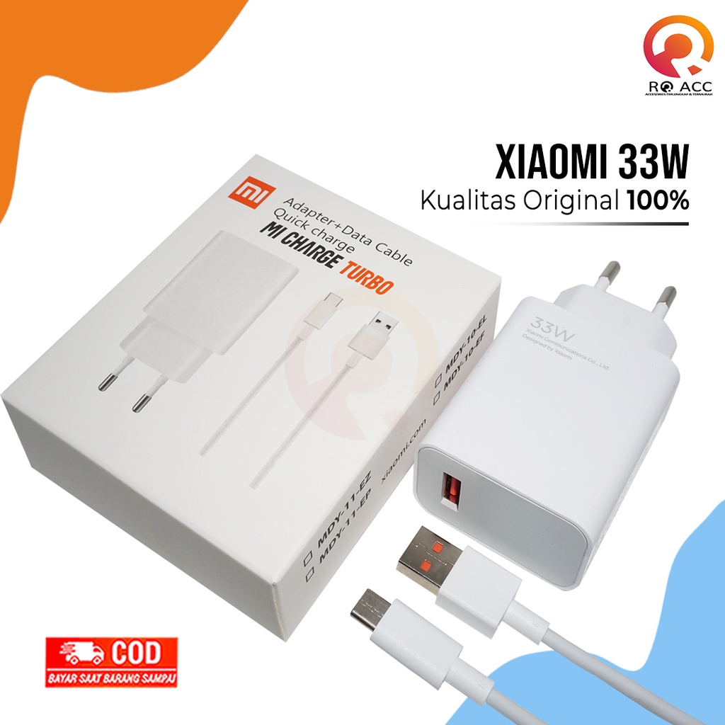 [RO ACC] MDY11EZ CHARGER XIAOMI 33W FAST CHARGING 3.0 TYPE C DEVICES ORIGINAL