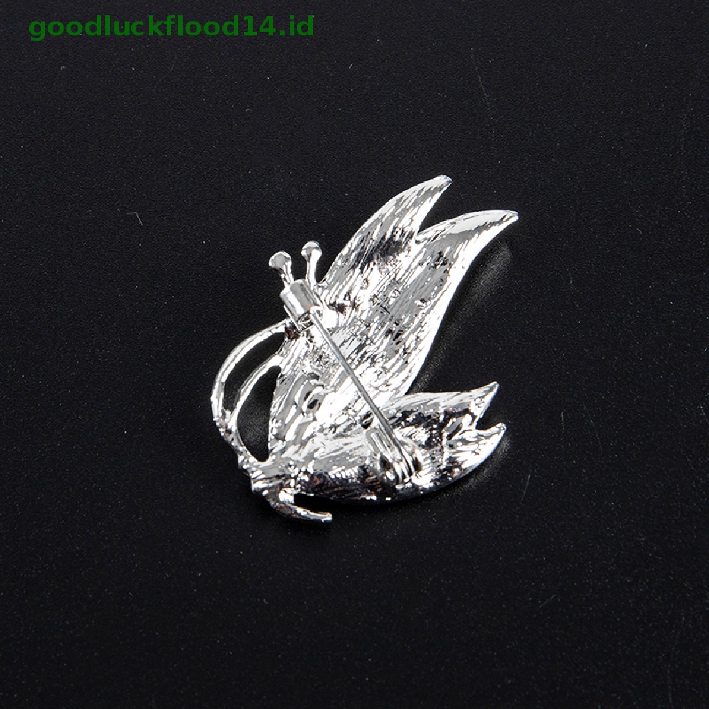 [GOOGFOUR] Korea Elegan Kristal Bros Hadiah Fashion Alloy Perhiasan Wanita Korsase Pin Hadiah [TOP]