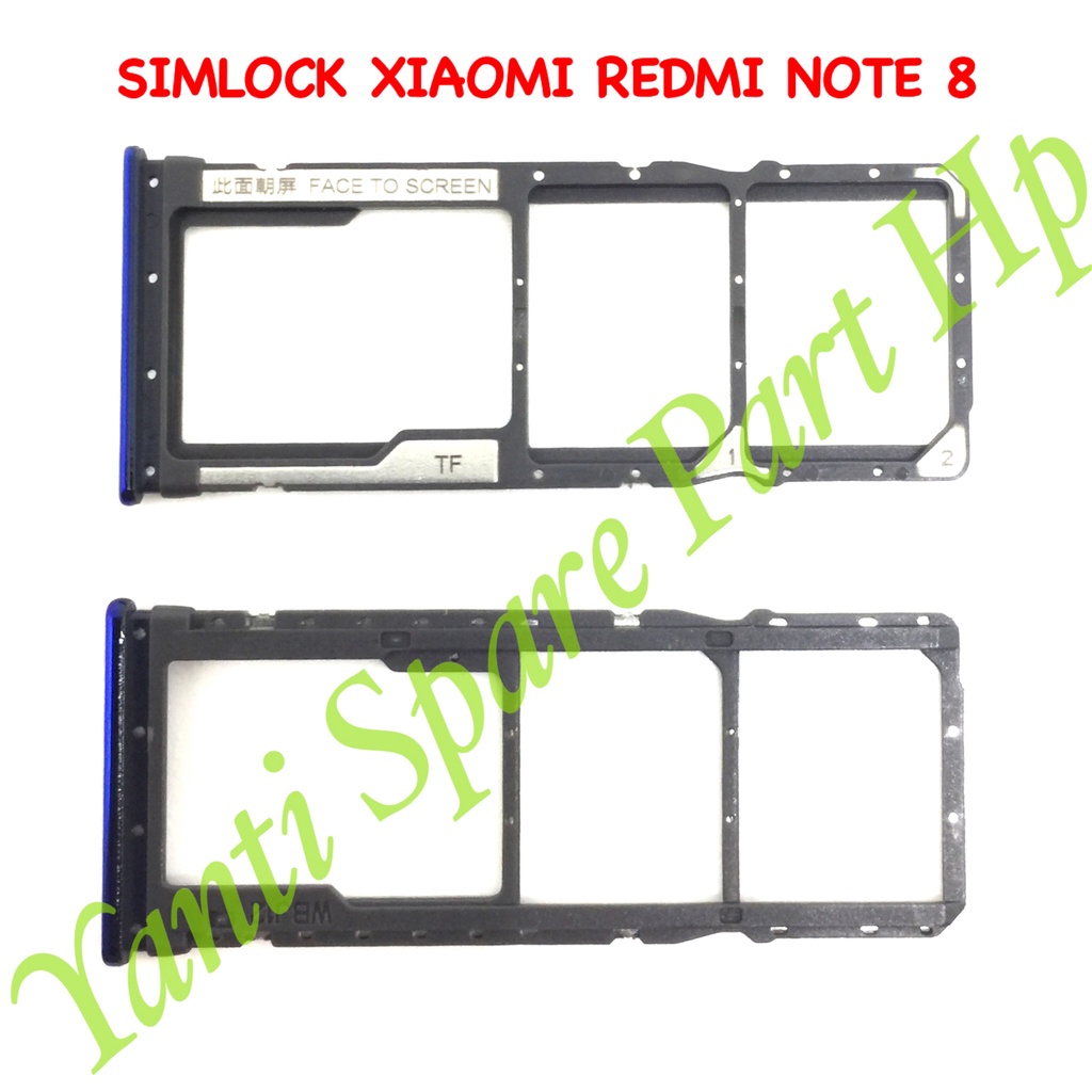 Simtray Sim Lock Xiaomi Redmi Note 8 Original Terlaris New