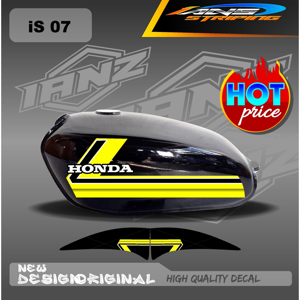 STRIPING CB 100 STANDART / STIKER CB 100 CUSTOM HOLOGRAM DAN NON HOLOGRAM B07