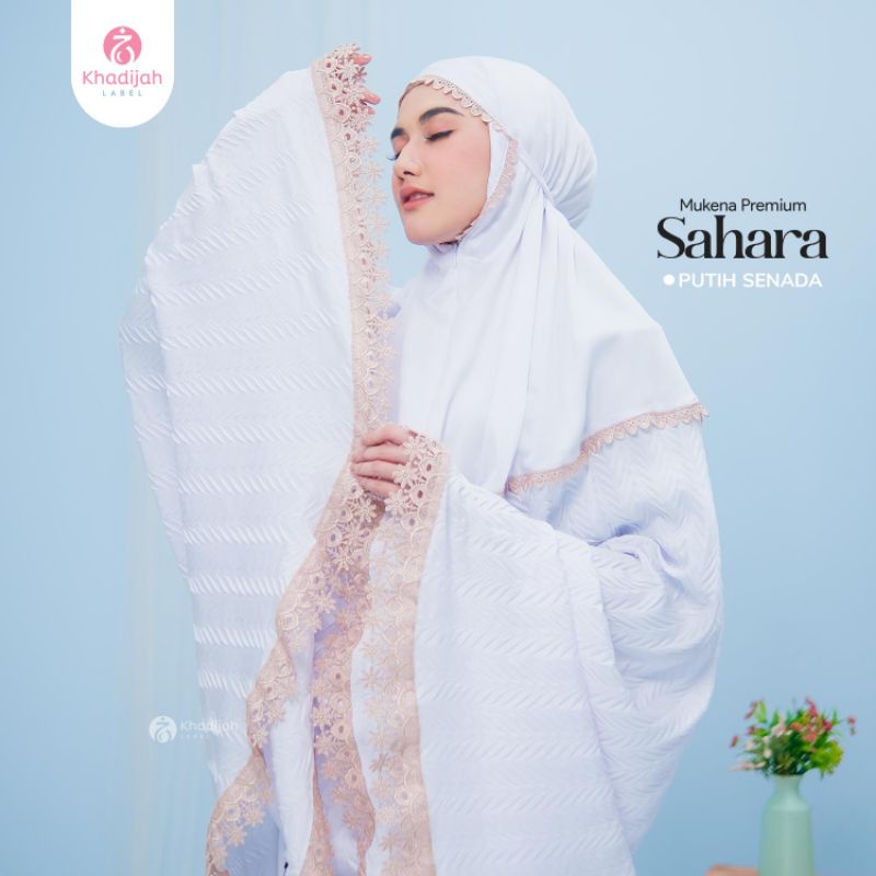 KhadijahLabel--Mukena dewasa premium putih
