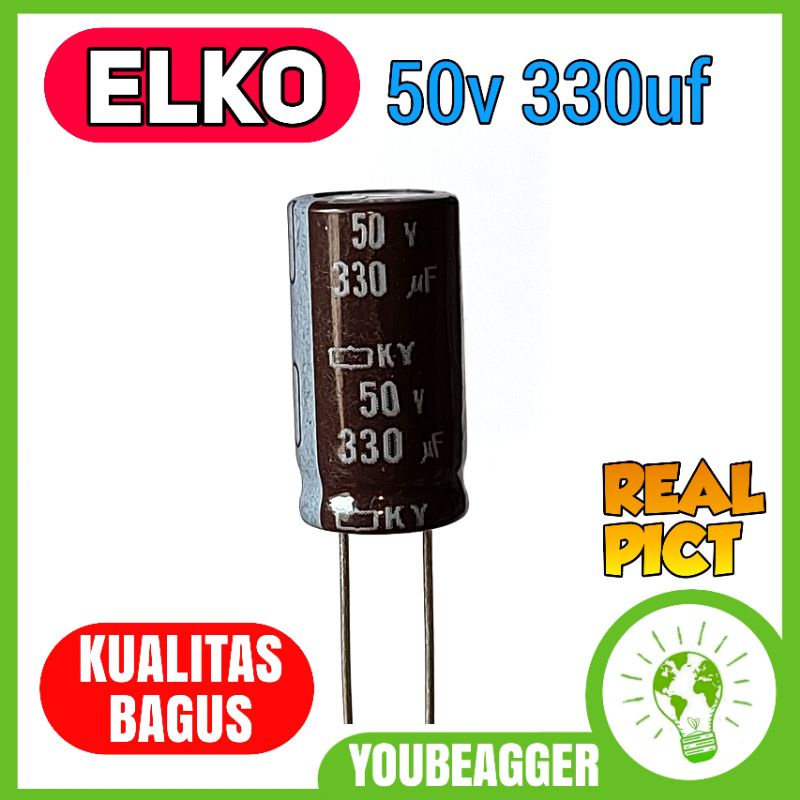 Elko 50v 330uf