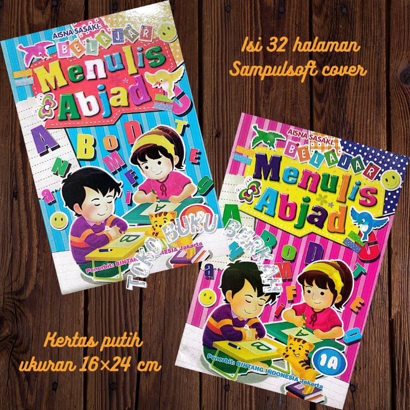 buku belajar menulis abjad 1a&amp;1b