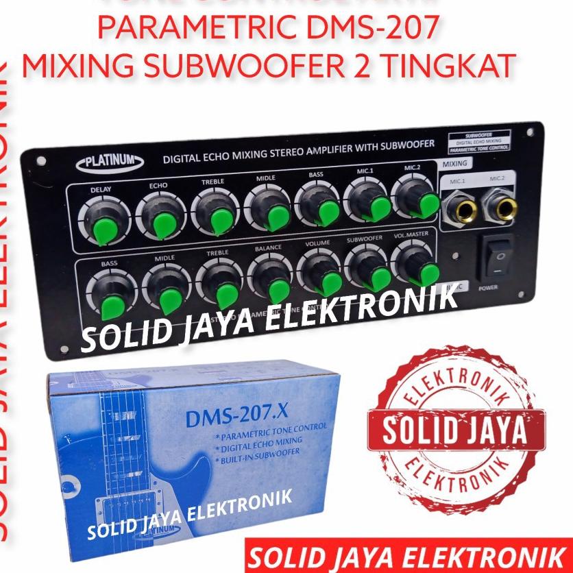 Promo Murah TONE CONTROL AKTIF PARAMETRIC DMS207 DMS-207.X TONE KONTROL AKTIF MUSIK MIXING ACTIVE PA