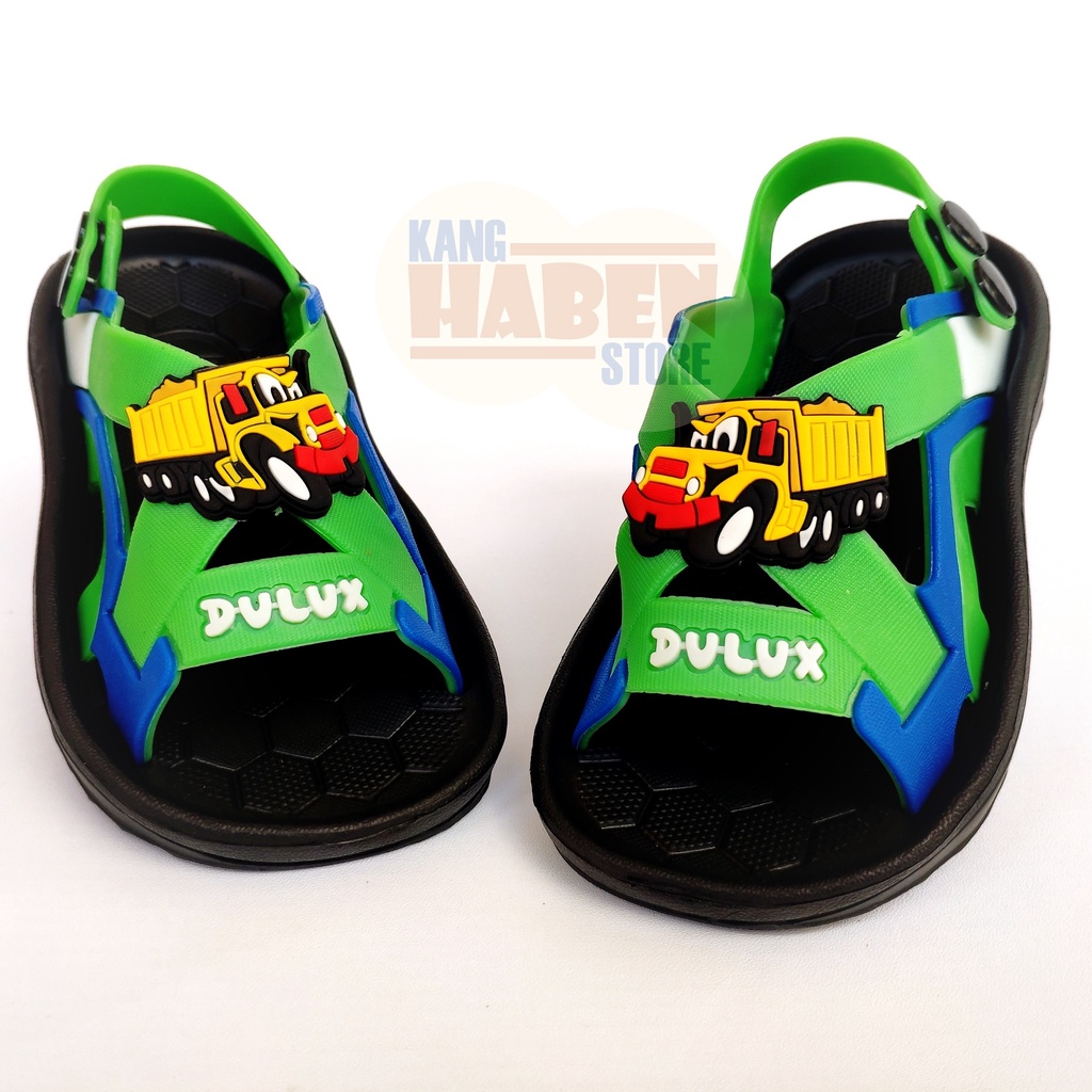 Habenkids Sandal Keren Anak Balita Cowok Karakter Mobil Lucu 309NEW