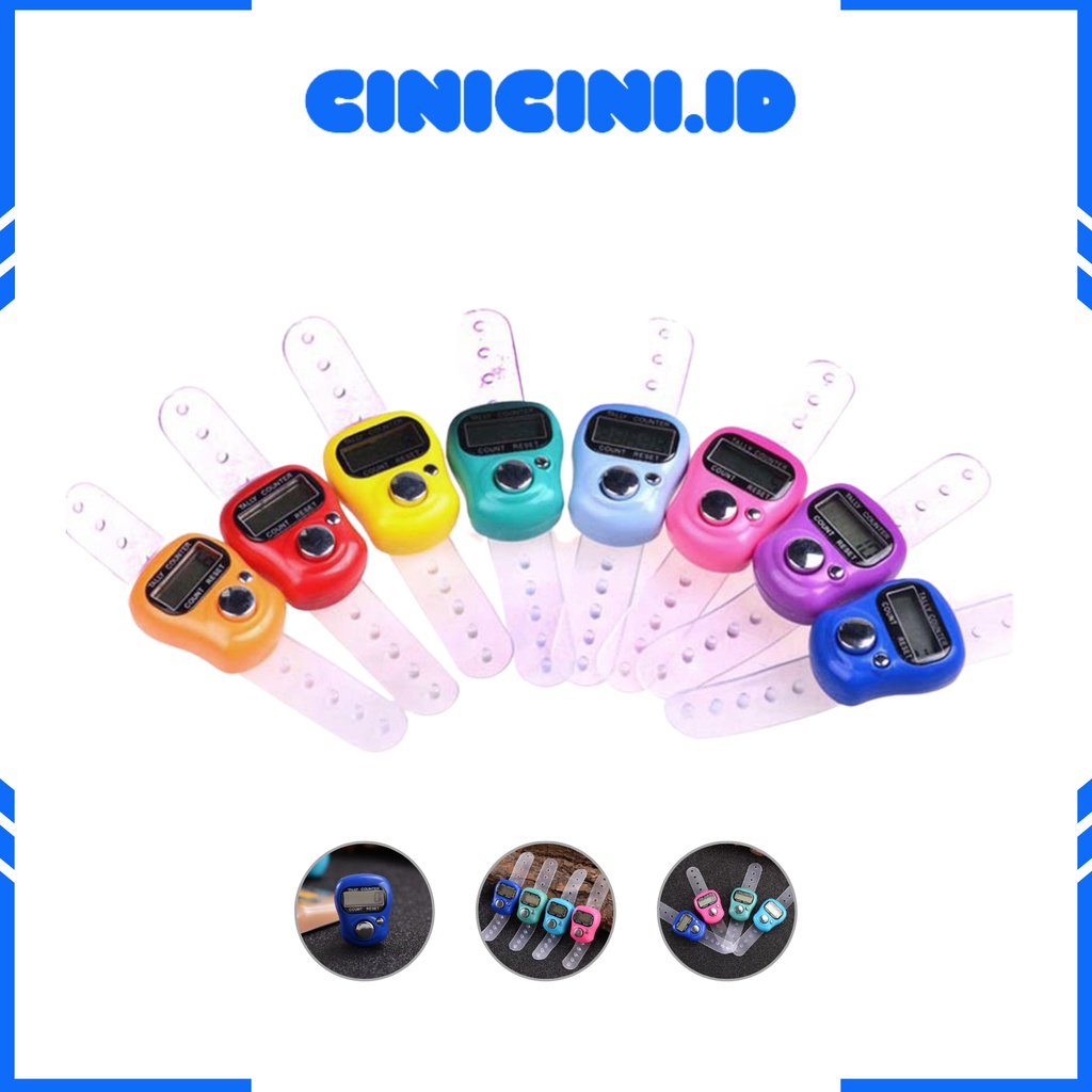 [ Cinicini ] Tasbih Digital LEd Mini Finger Counter Penghitung Digital mini / Tasbih Digital Led