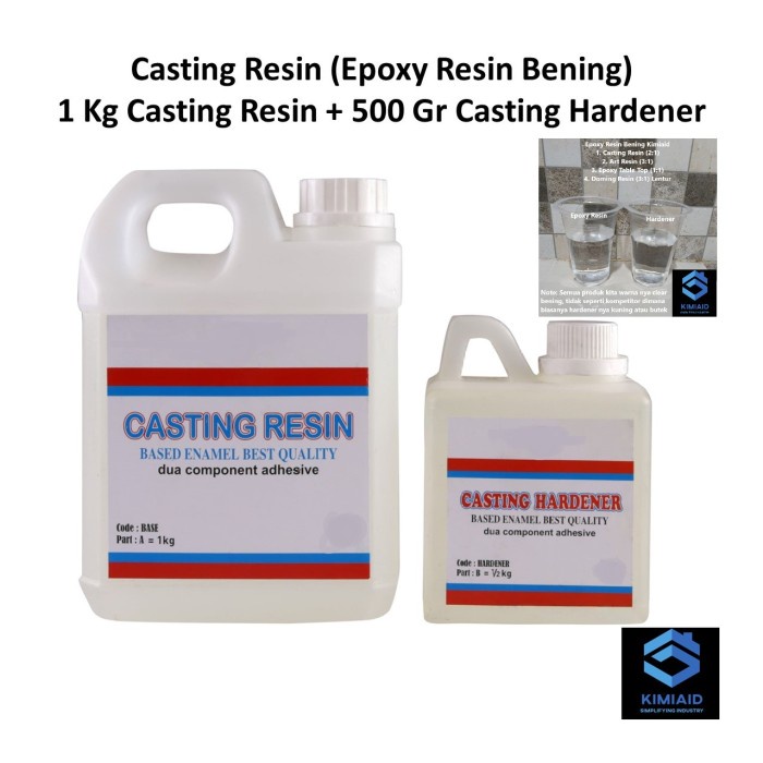 @#@#@#] Epoxy Resin Clear - 1.5 Kg - Casting Resin - Lycal 1011 - Epoxy Clear