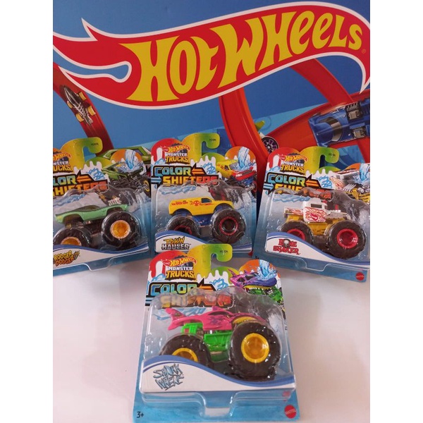 Hot wheels monster truck color Shifters / Monster truck berubah warna / diecast mainan anak