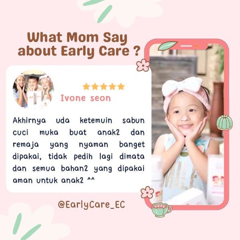 Early Care Gentle Kids and Teens Facial Foam - Sabun wajah anak 3th+ earlycare