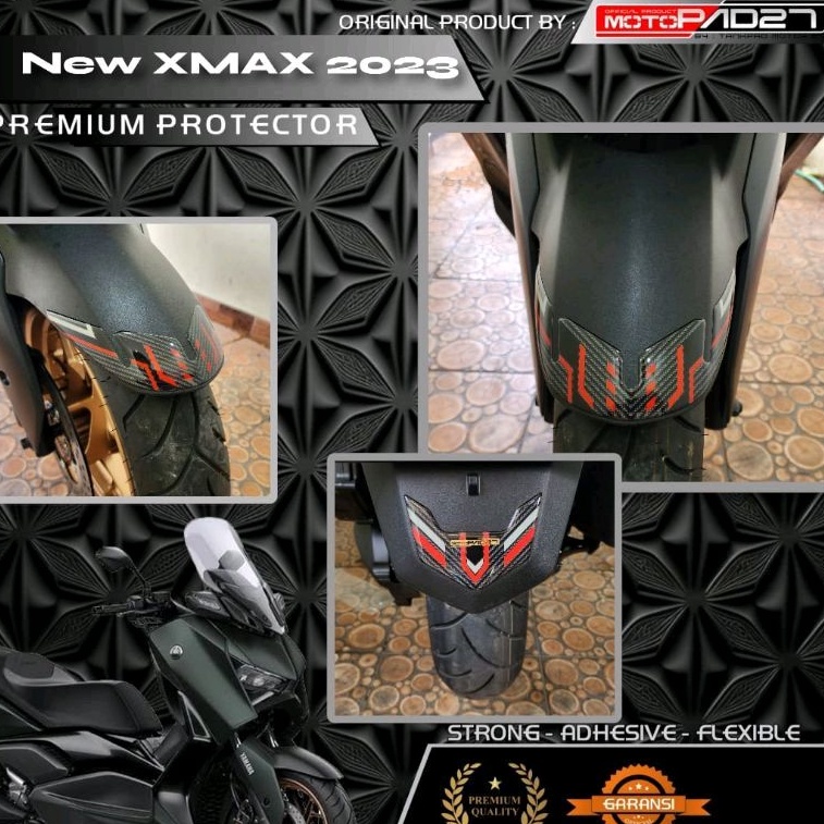 Motopad27 Stiker Xmax 2023 Stiker Timbul Cover Spakbor Yamaha New Xmax 2023