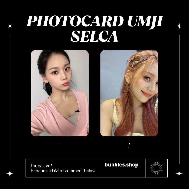 PHOTOCARD UNOFFICIAL UMJI G-FRIEND SELCA