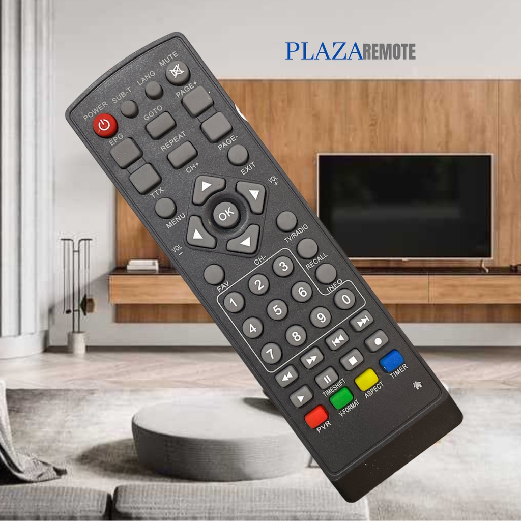 REMOTE STB ADVANCE LUBBY SET TOP BOX T2