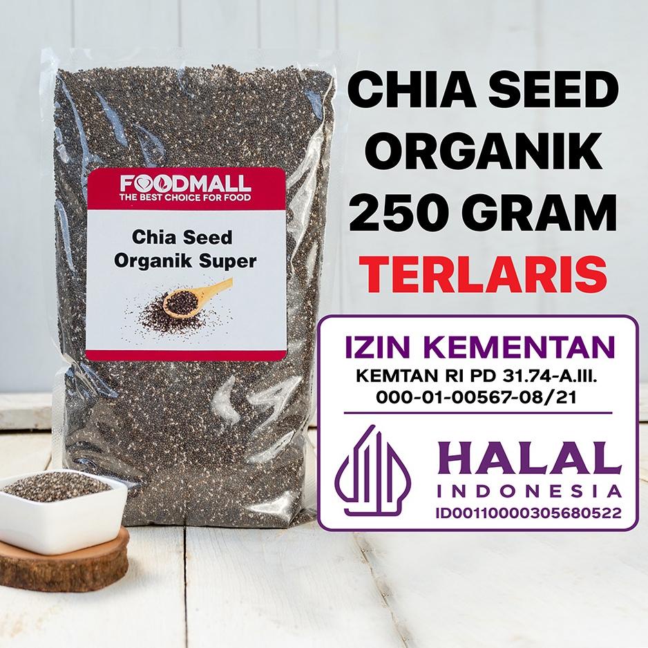 

☈ Organic Chia Seed 250 GRAM / Organik HALAL ♘