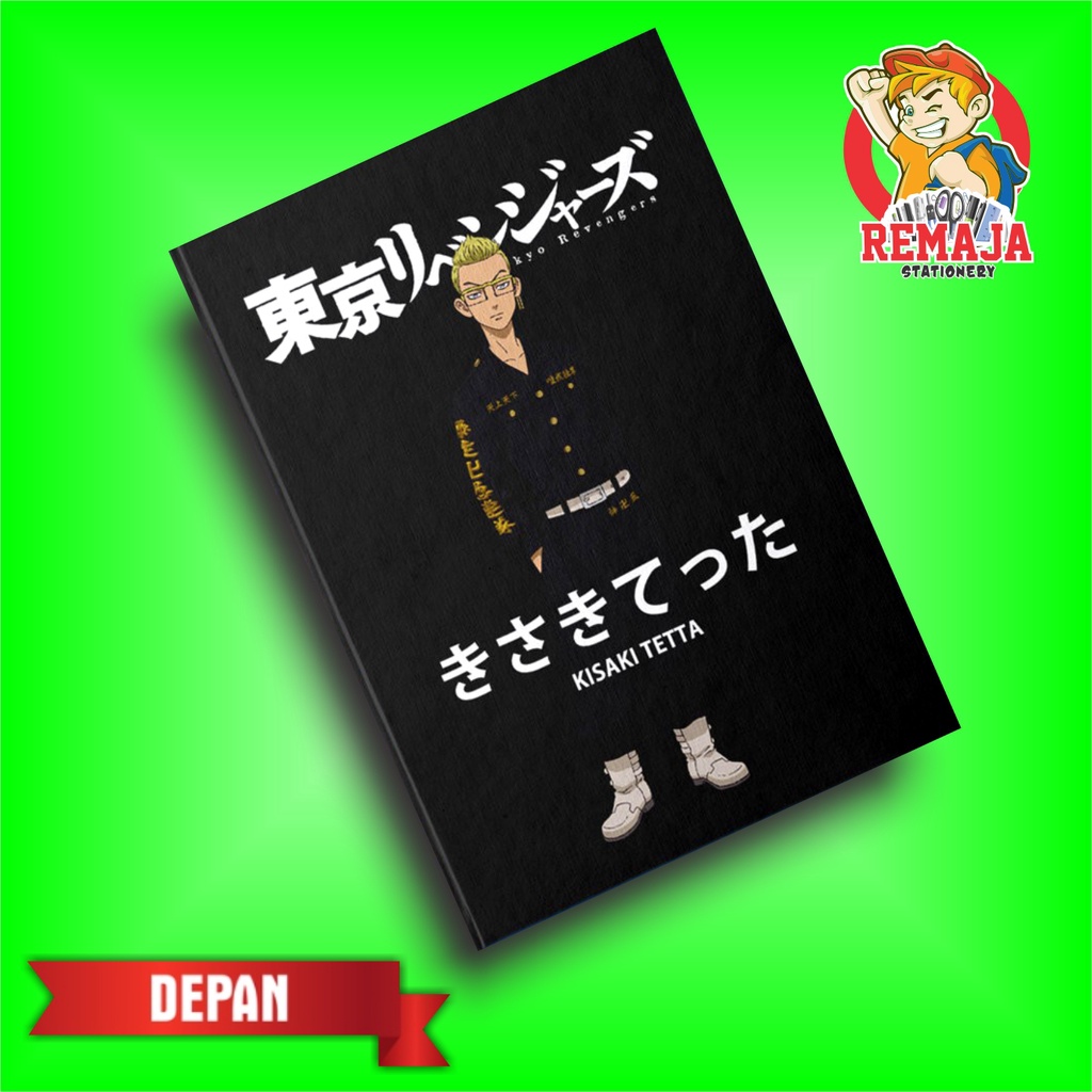 

Notebook / Pocket Book HARDCOVER Anime Tokyo Revengers KISAKI Ukuran A5 & A6 / Notes Book