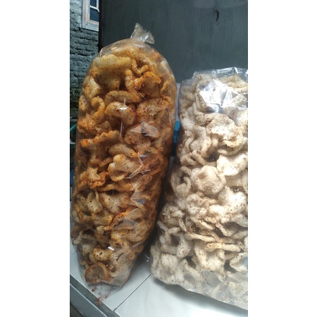 

Krupuk Petis pedas 1kg